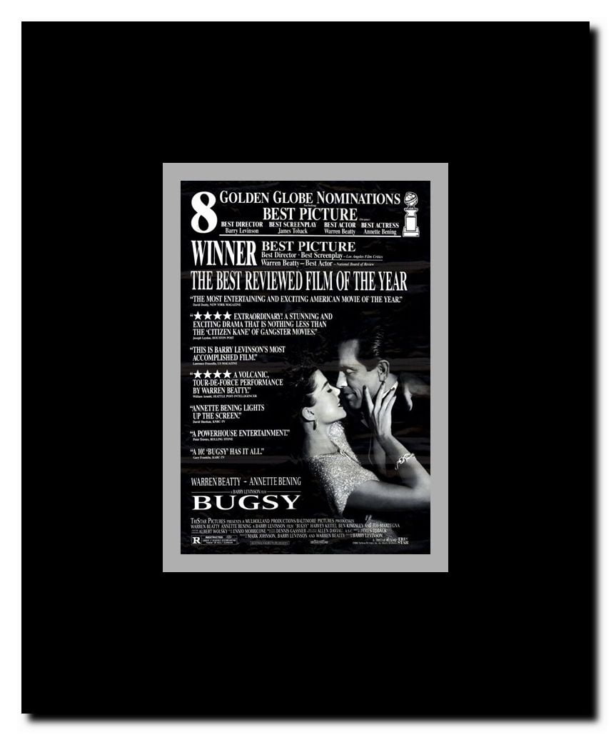 Bugsy Framed Movie Poster