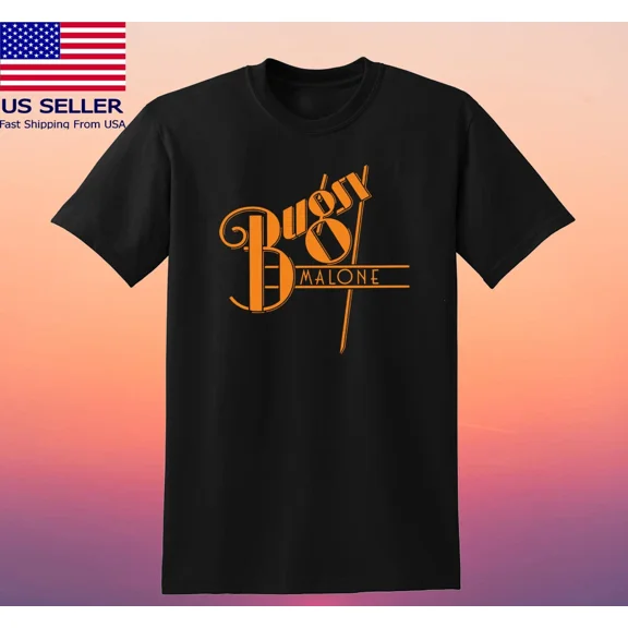 Bugsy Malone Musical Men's Black Size S-5XL