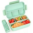 thumbnail image 1 of Bugucat Lunch Box 1300ML 2 Set,Leak-Proof Bento Lunch Box with 4 Compartments,Kids Lunch Box Bento Box Adult with Cutlery, Snack Boxes Bento Boxes with Compartments for School Kindergarten Office, 1 of 6