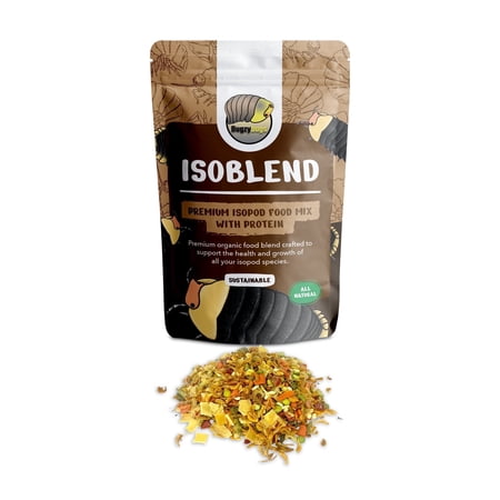 Bugzy Bugs Isoblend Premium Isopod Reptile Food, Dried Vegetable & Shrimp, 2 oz Bag