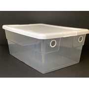 BugzyBugs 16-Quart Vented Rectangular Plastic Terrarium for Isopods, Reptiles & Invertebrates