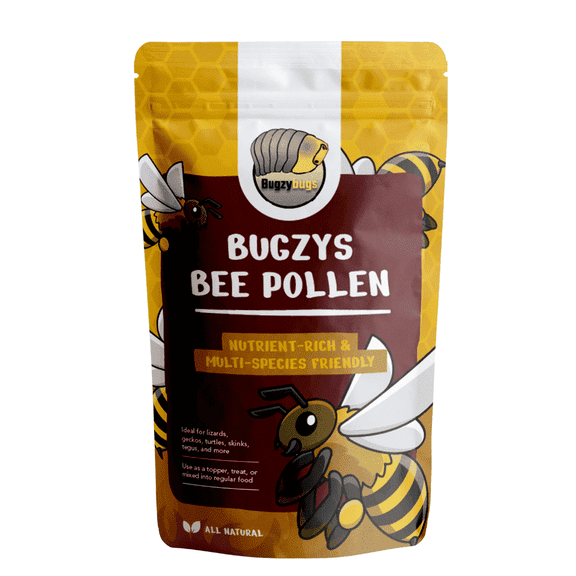 BugzyBugs Immune Support Dietary Supplement Granules for Reptiles, Bee Pollen Flavor, 2 oz Bag