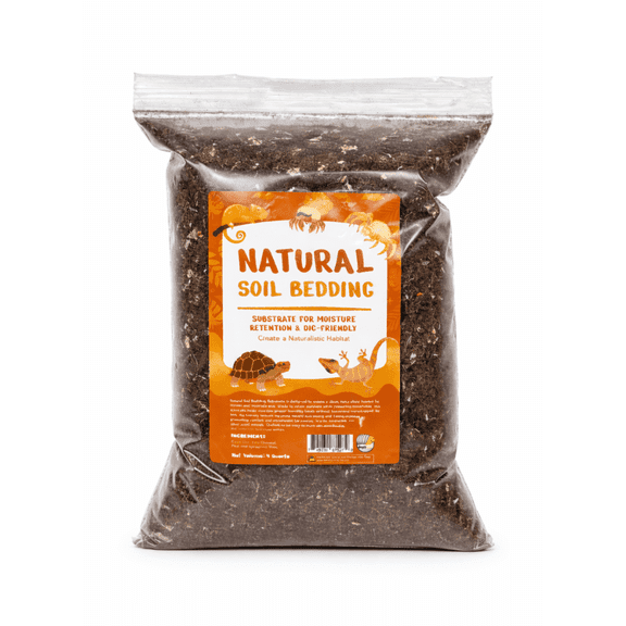 BugzyBugs Natural Soil Bedding Substrate for Bioactive Enclosures 4 Quart