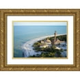 thumbnail image 1 of Buhl, Karl 18x13 Gold Ornate Wood Framed with Double Matting Museum Art Print Titled - The Sanibel Island Light or Point Ybel Light was one of the first lighthouses on Floridas Gulf Coast, 1 of 4