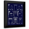 thumbnail image 1 of Buhlmann, J. 11x14 Black Modern Framed Museum Art Print Titled - Doorways (Blueprint), 1 of 5