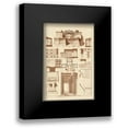 thumbnail image 1 of Buhlmann, J. 11x14 Black Modern Framed Museum Art Print Titled - The Propylaea of the Acropolis at Athens, 1 of 5