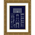 thumbnail image 1 of Buhlmann, J. 11x14 Gold Ornate Wood Framed with Double Matting Museum Art Print Titled - Palazzo Vendramin - Calergi at Venice (Blueprint), 1 of 4