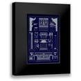 thumbnail image 1 of Buhlmann, J. 13x18 Black Modern Framed Museum Art Print Titled - Entablatures and Capitals (Blueprint), 1 of 5