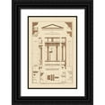 thumbnail image 1 of Buhlmann, J. 13x18 Black Ornate Wood Framed with Double Matting Museum Art Print Titled - Pediment of Temple at Assisi, 1 of 4