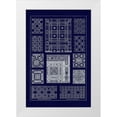 thumbnail image 1 of Buhlmann, J. 13x18 White Modern Wood Framed Museum Art Print Titled - Ceilings with Bays and Mouldings (Blueprint), 1 of 4