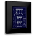 thumbnail image 1 of Buhlmann, J. 17x24 Black Modern Framed Museum Art Print Titled - Porch of the Cathedral of Spoleto and Arcade from Palazzo Farnese (Blueprint), 1 of 5