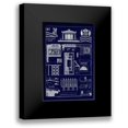 thumbnail image 1 of Buhlmann, J. 17x24 Black Modern Framed Museum Art Print Titled - Temple of Athene and Theseus, PolyMuseumome (Blueprint), 1 of 5