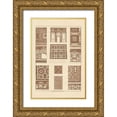 thumbnail image 1 of Buhlmann, J. 17x24 Gold Ornate Wood Framed with Double Matting Museum Art Print Titled - Ceilings with Bays, 1 of 4