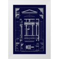 thumbnail image 1 of Buhlmann, J. 17x24 White Modern Wood Framed Museum Art Print Titled - Pediment of Temple at Assisi (Blueprint), 1 of 4