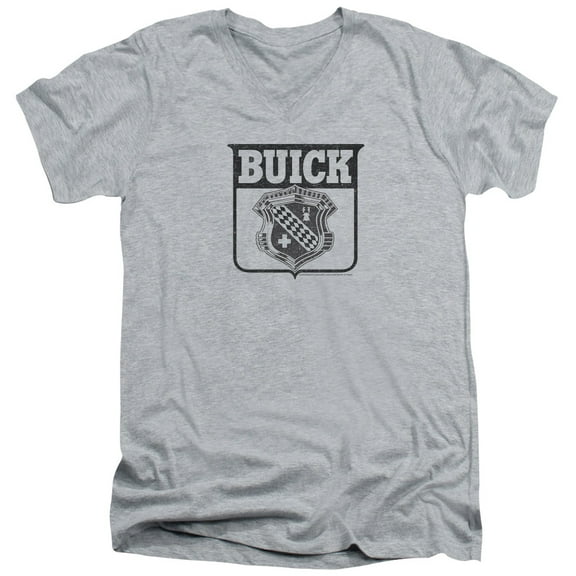 Buick - 1946 Emblem - Slim Fit V Neck Shirt - Large