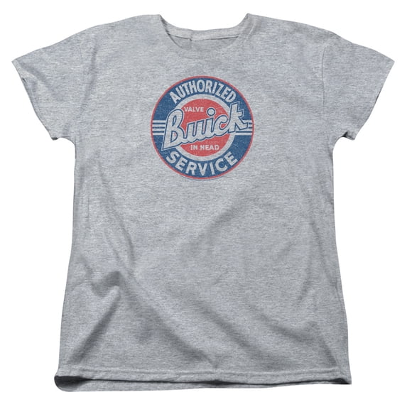 Buick Authorized Service S/S Women's T-Shirt-Athletic Heather