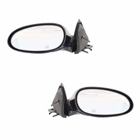 For Buick Century/Regal 1997 98 99 00 01 2002 Door Mirror Driver and Passenger Side | Pair | Power Glass | Manual Folding | w/ Heated Glass | 5 Wire Type | Paint to Match | GM1320211, GM1321211