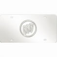 thumbnail image 1 of Buick Clear Logo Stainless Steel License Plate, 1 of 1