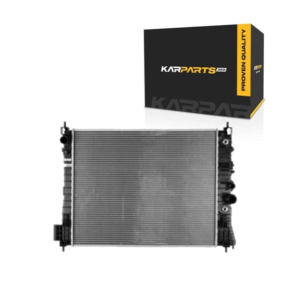 For Buick Encore 2013-2021 Engine Coolant Radiator | Made of Plastic and Aluminum | 1.4 Liter L4 Turbo | 1 1/2 In. Outlet | 1 15/1 In. Inlet | Replacement For 615343660912, 671607781571