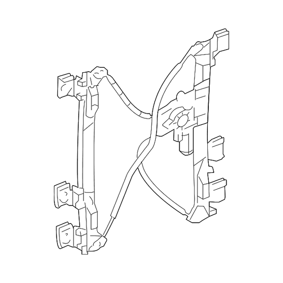 Buick, Genuine OEM Window Regulator 19331461