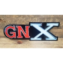 Buick Grand National GNX Emblem Logo Wall Art Flat Steel Sign