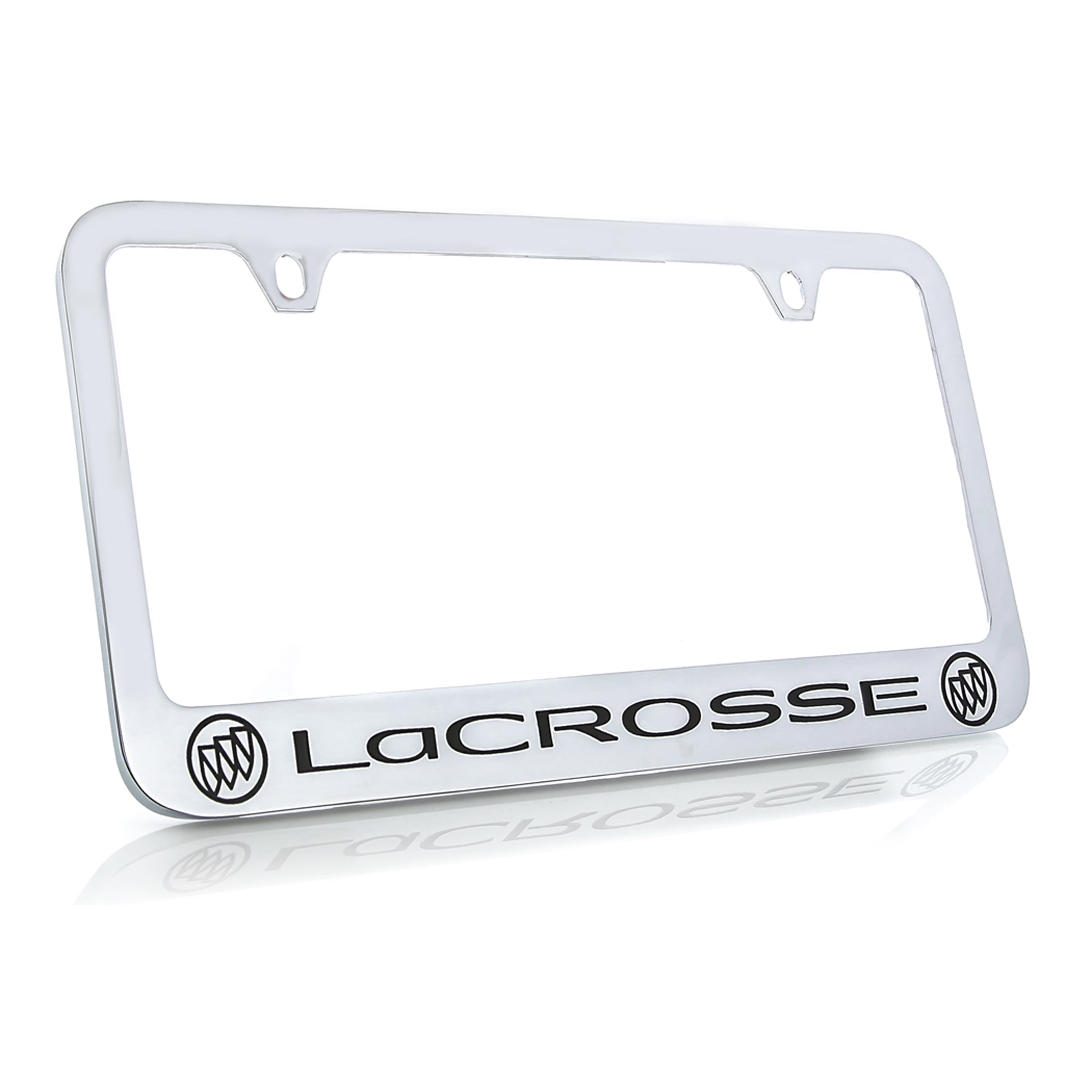 Jeep Overland Chrome License Plate Frame – Officially Licensed Metal Holder With Screw Covers