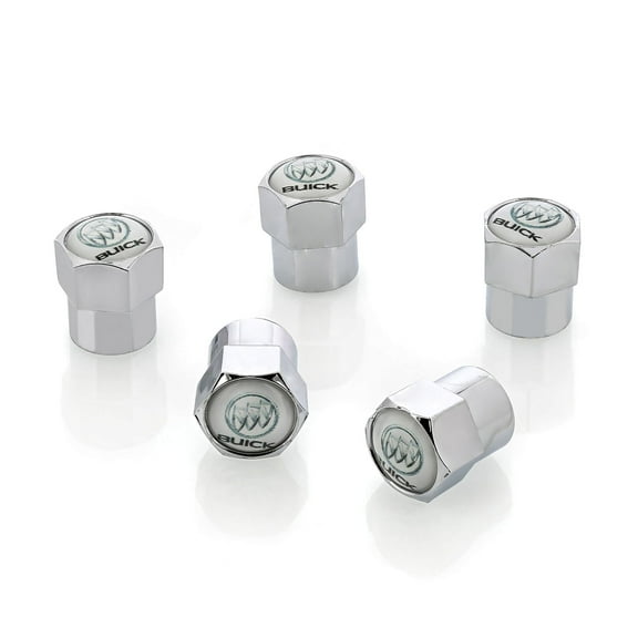 Buick Logo Chrome Valve Cap Covers
