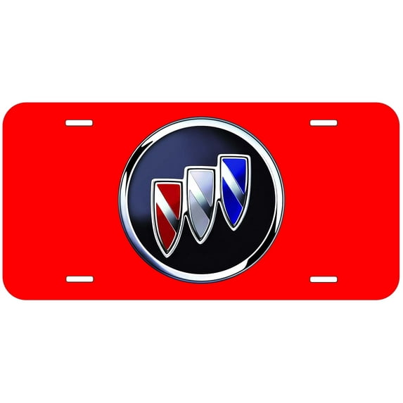 Buick Red Novelty Car Auto License Plate
