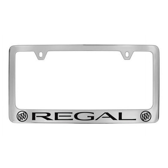 Buick Regal Chrome Plated Metal License Plate Frame Holder