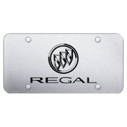 Lincoln 3D Logo Chrome License Plate - Stainless Steel, Front Or Rear Mount