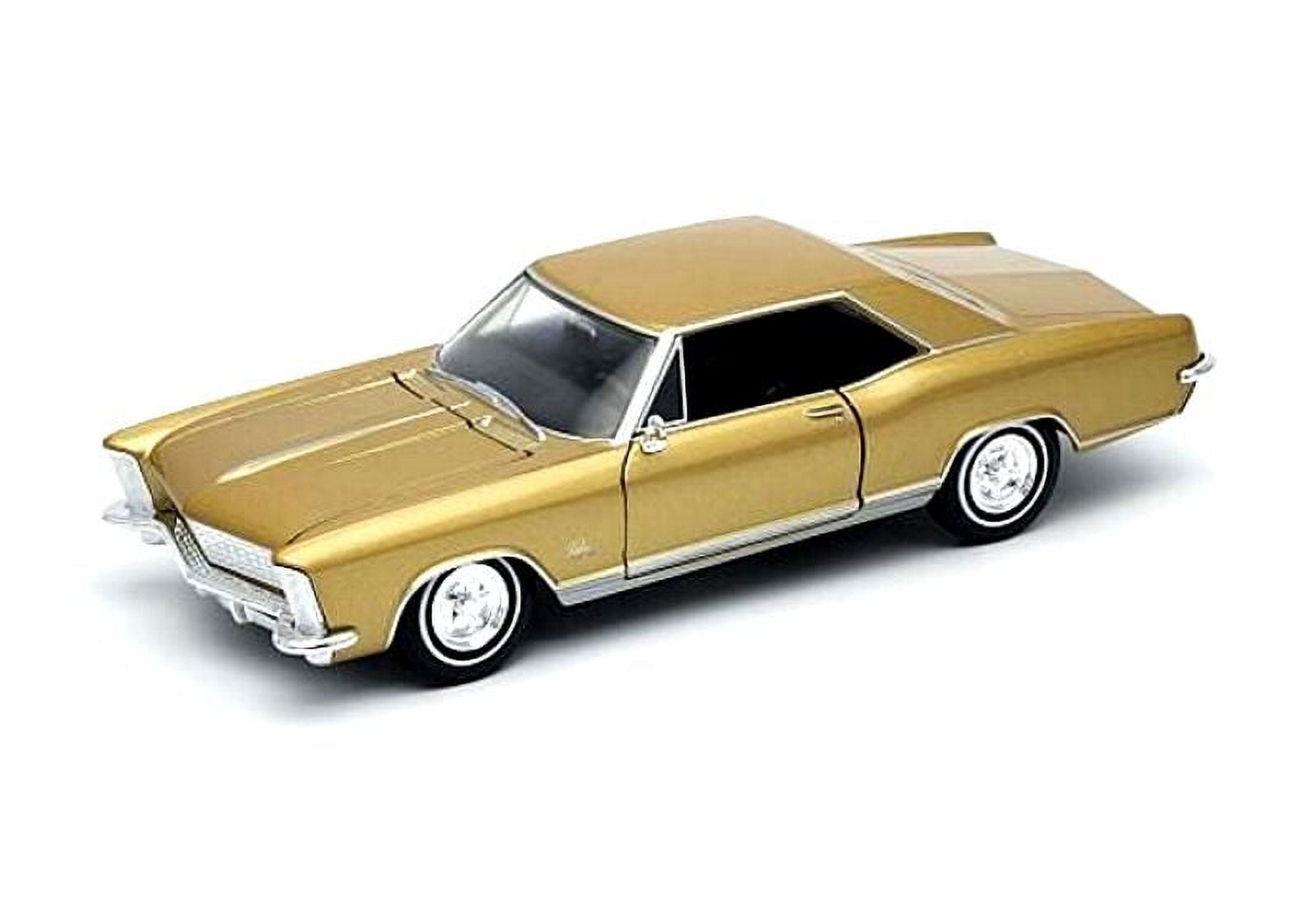 WELLY 1:24 Buick Riviera Gran Sport Hard Top 1965 – Oro Metallizzato, Modello Pressofuso