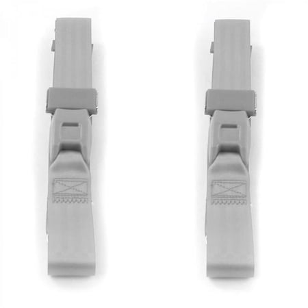 Buick Roadmaster 1957-1958 Standard 2 Point Gray & Grey Lap Bucket Seat Belt Kit - 2 Belts