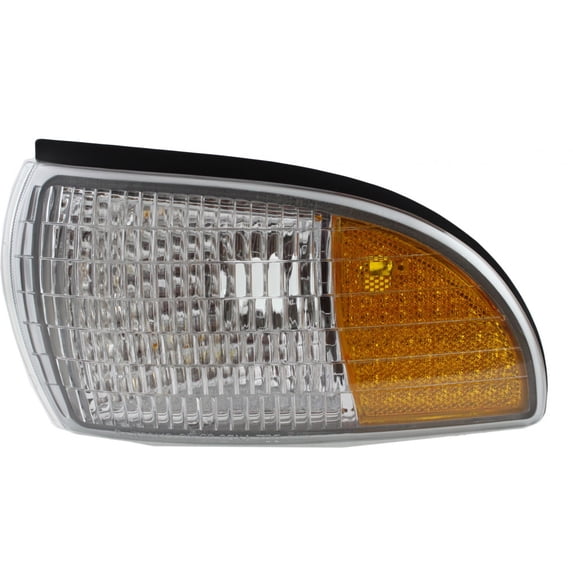 For Buick Roadmaster 1991 92 93 94 95 1996 Side Marker Light Driver Side | w/ Corner Light | Clear And Amber Lens | Replacement For GM2520120 | 5976555