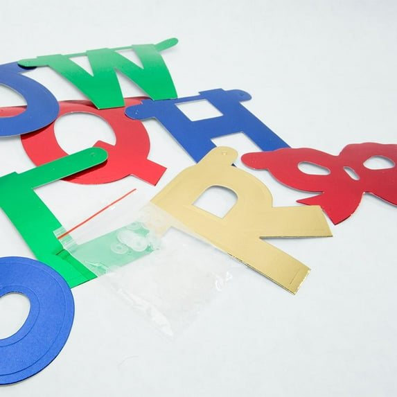 Metallic Make Your Own Jointed Banner