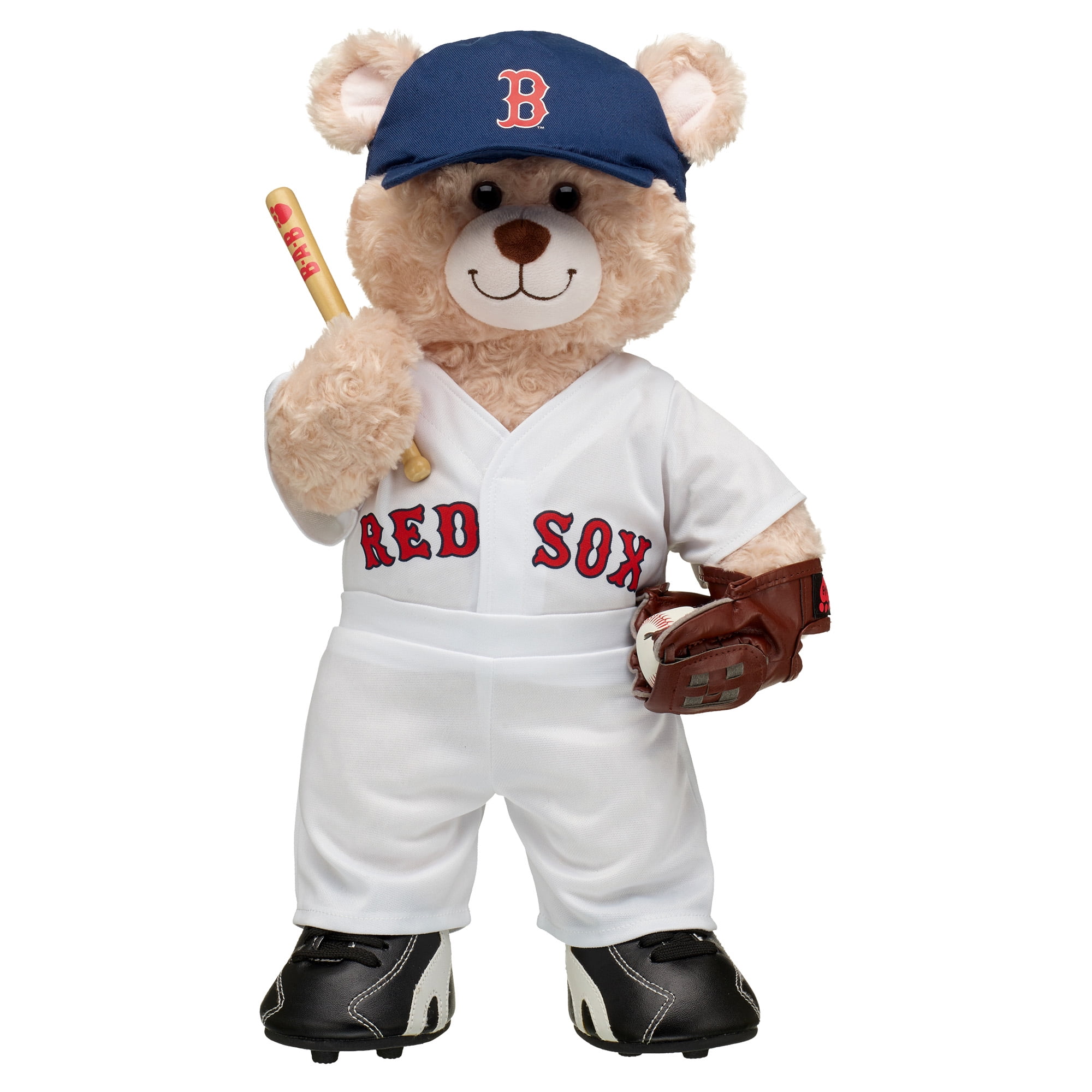 【希少！】Build A Bear ぬいぐるみ Boston Red Sox Build-A-Bear Boston Red Sox Happy Hugs Teddy Gift Set - Walmart.com