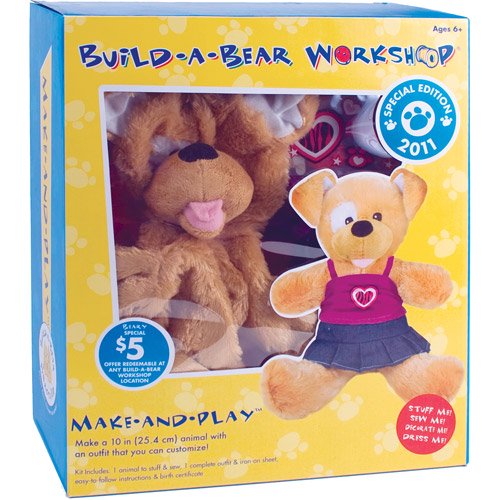 BuildABear Kit, Brown Sugar Puppy