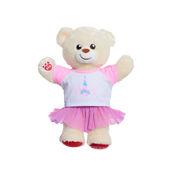 Build-A-Bear Workshop National Teddy Bear Day, Unicorn Fashion Set & Teddy Bear, Kids Toys for Ages 3 Up, Gifts and Presents