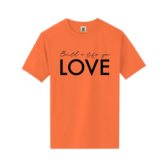 Build A Life You Love Short Sleeve Neon Tee