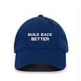 thumbnail image 1 of Build Back Better Joe Biden Election 2020 Baseball Cap Embroidered Cotton Adjustable Dad Hat Royal Blue, 1 of 1