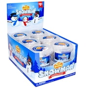 Build Buddiez Snowman Craft Kit 12 Pack   Build-Play-Display, Customize 12 Putty Snowmen, Winter-Christmas-Holiday Parties, Stocking Stuffer, Kids 5+