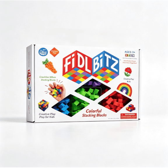 Build and Create Sticky Building Blocks - Colorful Creative Motor Skills Toy Construction Toy Adhesive Building Blocks without Adhesive Fingers & Residue