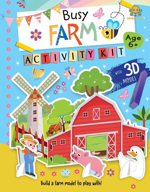 Build It Kit At the Busy Farm: Activity Kit, (Board Book) - Walmart.com