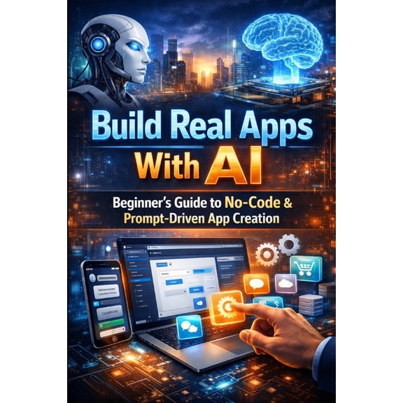 Build Real Apps With AI: Beginner's Guide to No-Code & Prompt-Driven App Creation, (Paperback)