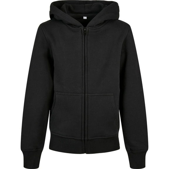 Build Your Brand Boys/Girls Basic Full Zip Hoodie