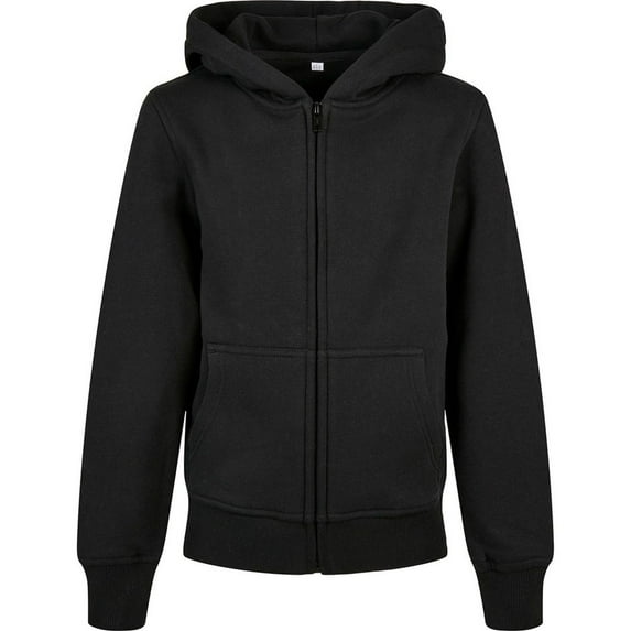 Build Your Brand Boys/Girls Basic Full Zip Hoodie