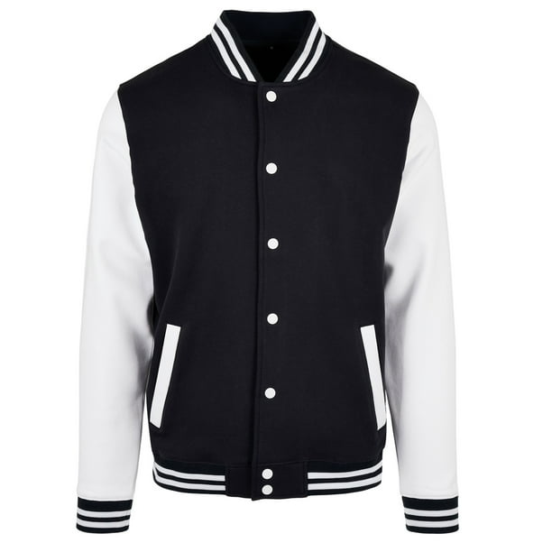 Build Your Brand Mens Basic College Jacket