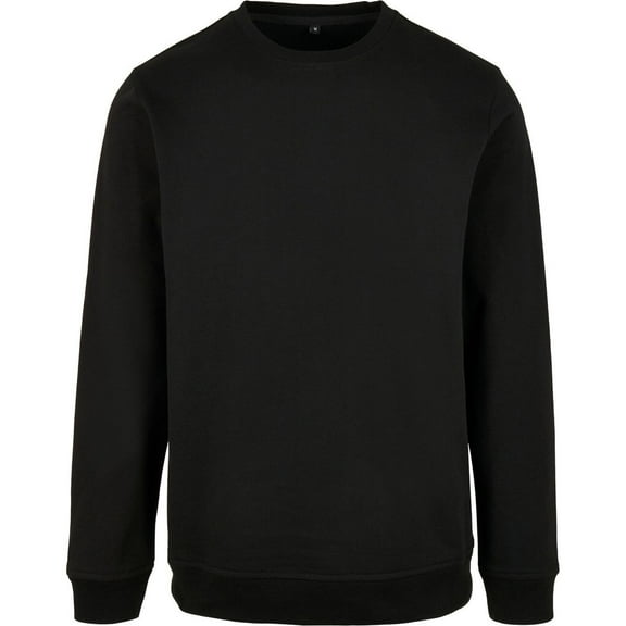 Build Your Brand Mens Basic Crew Neck Sweatshirt