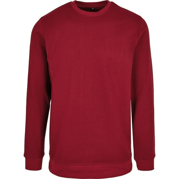 Build Your Brand Mens Basic Crew Neck Sweatshirt