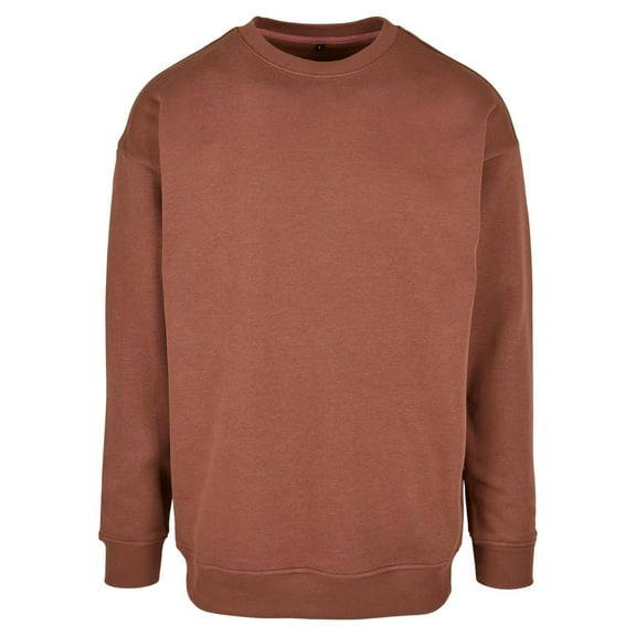 Build Your Brand Mens Crew Neck Plain Sweatshirt