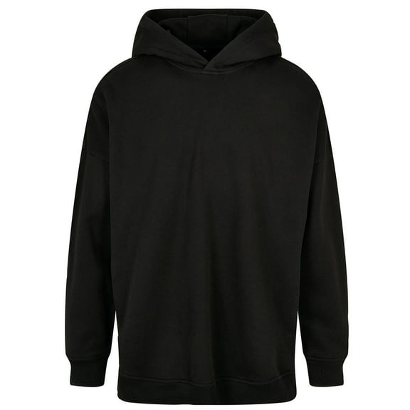 Build Your Brand Mens Oversized Cut-On Hoodie